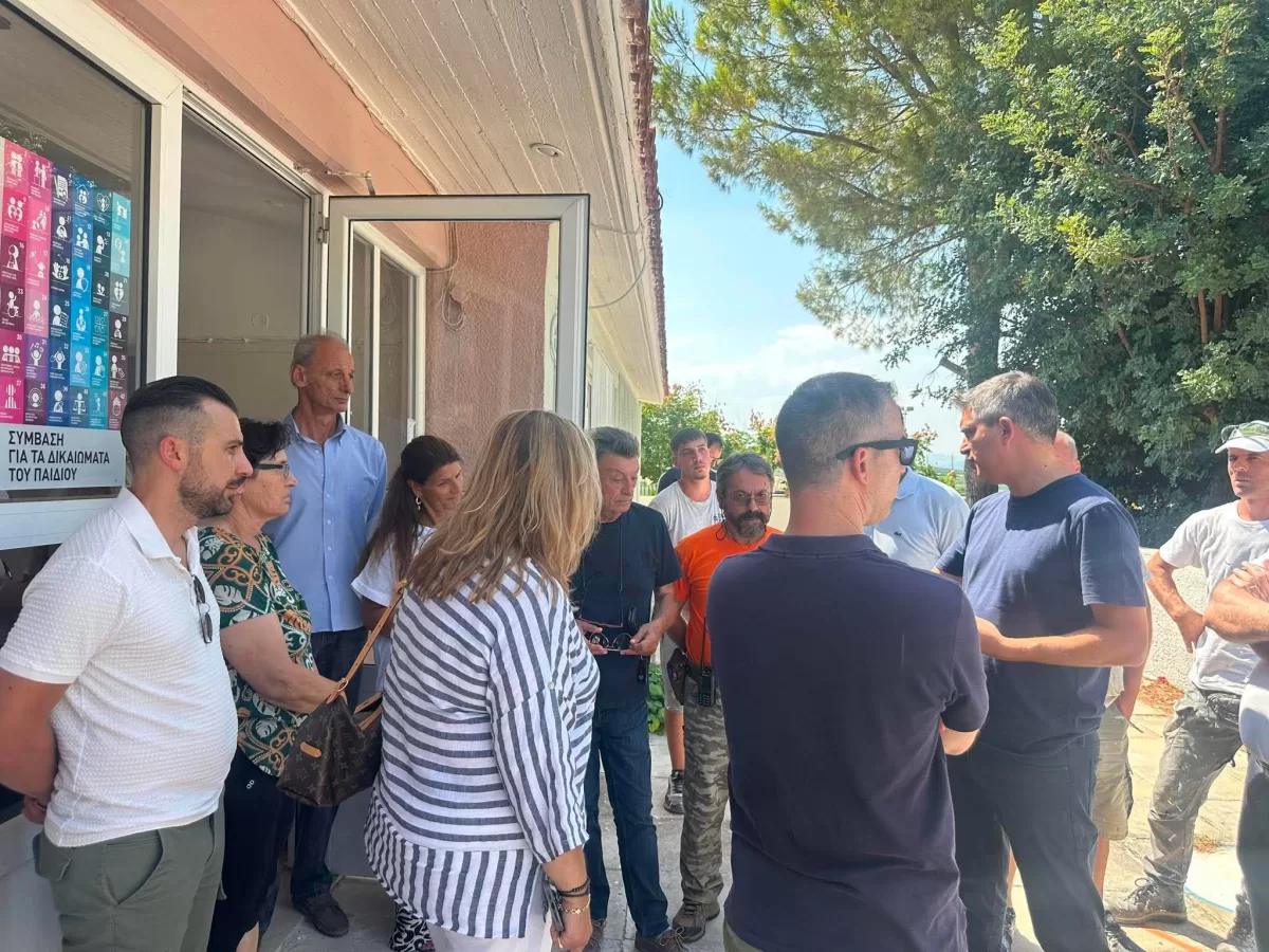 Αυτοψία Χρίστου Δήμα στα σχολεία του Δήμου Κορινθίων