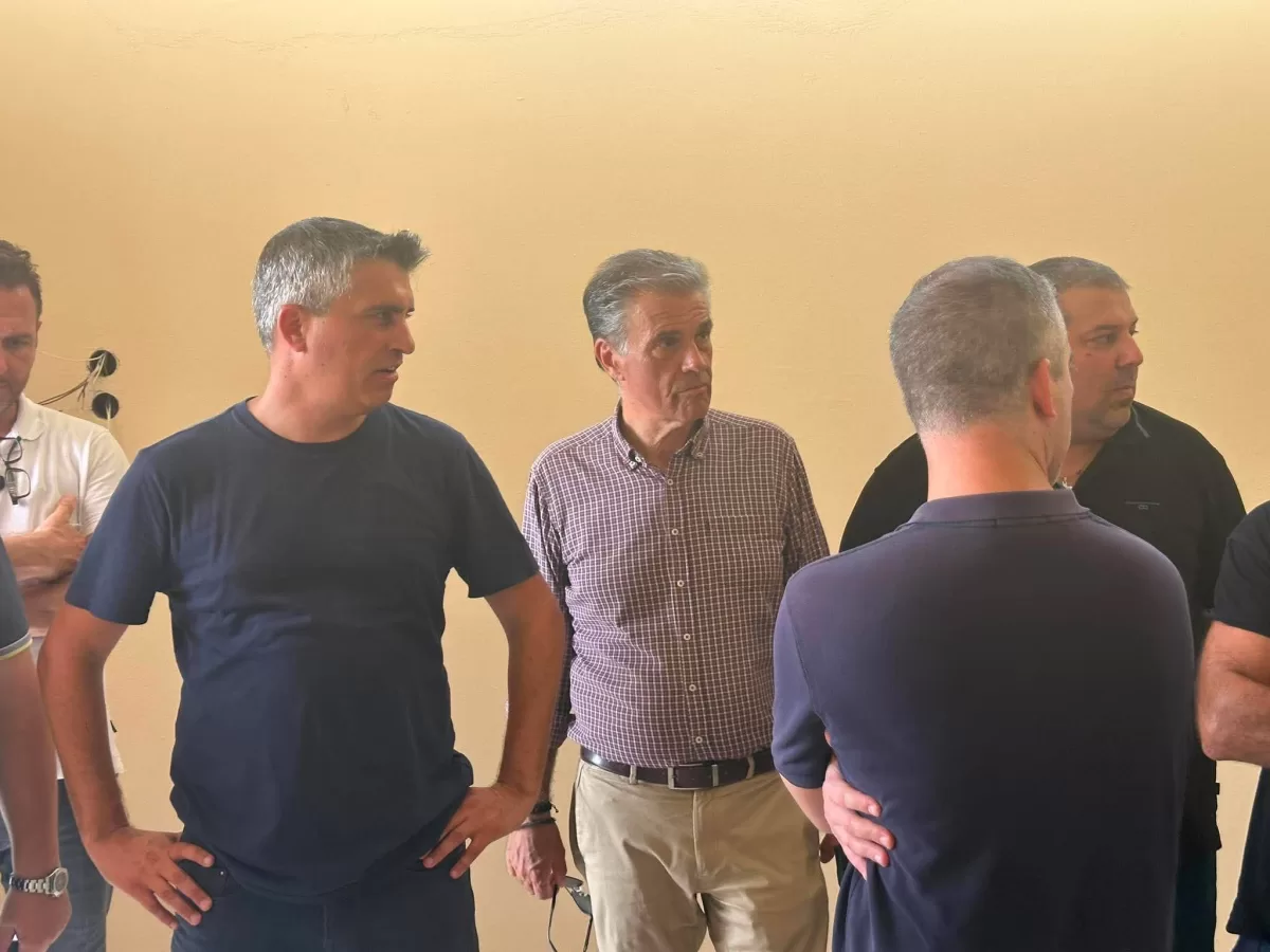 Αυτοψία Χρίστου Δήμα στα σχολεία του Δήμου Κορινθίων