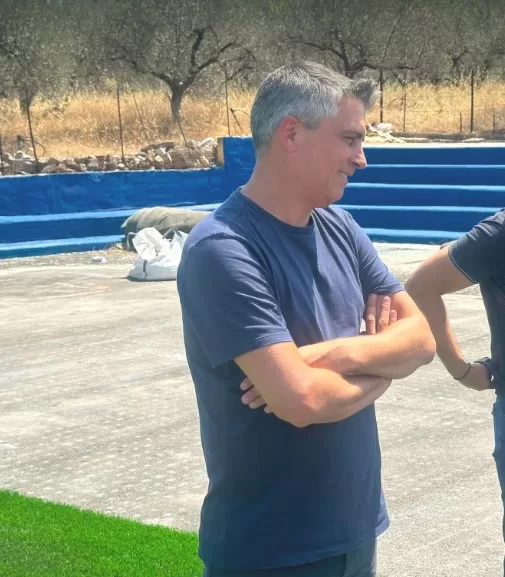 Αυτοψία Χρίστου Δήμα στα σχολεία του Δήμου Κορινθίων