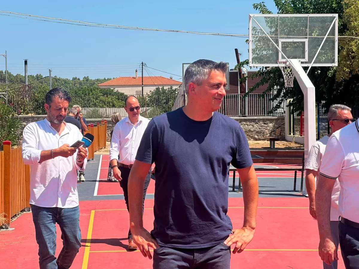 Αυτοψία Χρίστου Δήμα στα σχολεία του Δήμου Κορινθίων
